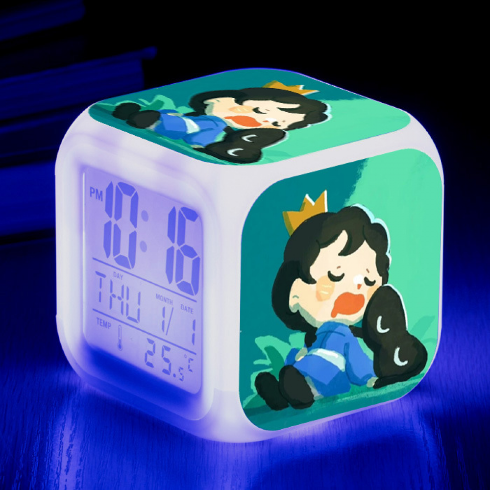 JUSTUP Digital Alarm Clock for Bedroom, LED Digital Bedroom Alarm Clock