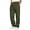 Army Green-1, variant on Men Elastic Waist Drawstring Joggers Sweatpants Baggy Sweat Pants Straight Leg Fleece Athletic Sweatpant Pockets