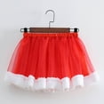 thumbnail image 3 of WOYY Little Girls Christmas Party Tutu Skirt Performance Tulle Skirt with Hat, Sizes 2-8, 3 of 4