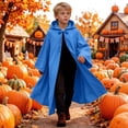 thumbnail image 3 of Odeerbi Toddler Boys Girls Halloween Long Hooded Cape Cloak Solid Color Witch Robe for Party Dress Up, 3 of 5