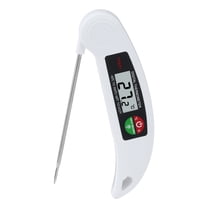 Unique Bargains Digital Meat Instant Read Food Thermometer Black/White