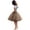 Khaki, variant on Women Tulle Skirt 4-Layers Mesh Fluffy Princess Underskirt A Line Knee Length Dancing Tutu Skirt for Wedding Party Homecoming Prom