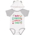thumbnail image 3 of Inktastic My Grammy Loves Me Girls Apparel Girls Baby Bodysuit, 3 of 5