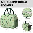 thumbnail image 6 of Lunch Bag Lunch Box for Women Reusable Insulated Lunch Bags,Water-Resistant Avocado Pattern Cooler Lunch Tote Bag, Large Capacity for Work Travel Picnic, 6 of 6
