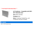 thumbnail image 2 of A/C Condenser - Compatible with 2009 - 2011 Chevy Aveo 2010, 2 of 2