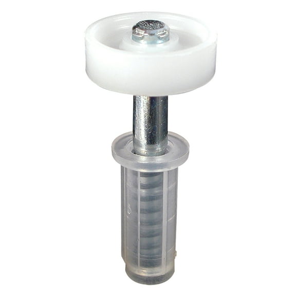 Slide-Co 161515 7/8 in. Nylon Bi-Fold Closet Spring-Loaded Top Roller Guide (Pack of 2)