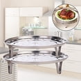thumbnail image 7 of Stainless Steel Steaming Stand Canner Canning Racks Steamer Insert Stock Pot Steaming Tray Stand Pressure Cooker Cooking Toast Bread Salad, 7 of 7