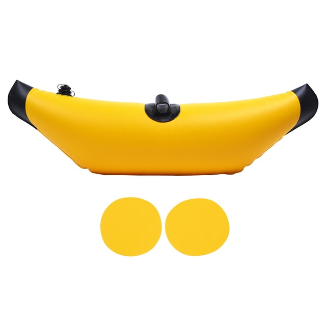 1 Uds. Estabilizadores de agua estancados flotantes de boya de canoa inflables de PVC para Kayak estabilizadores amarillos