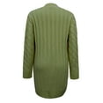 thumbnail image 6 of Otvok Womens Outerwear Cable Knit Long Cardigan Open Front Button Sweater, 6 of 7
