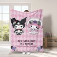 thumbnail image 1 of 3D Printing, Cartoon Soft Double Flannel Blanket, Super Soft Blanket, Suitable For Living Room, Sofa, 1 of 3