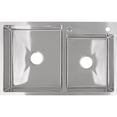 thumbnail image 2 of Fregadero Tarja Acero Inox 2 Tinas Gutstark 32 x 40 x 20 cm Escurridor Cocina Dispensador Jabon, 2 of 8