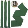 thumbnail image 1 of 4Pcs Long Canvas Sandbags Large Capacity Flood Protection Sand Bags with Elastic Band Reusable Rain Water Barrier Sandbag Flood Control Sandbags for Urban Farmland Water Blocking-19*150cm-, 1 of 10