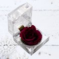 thumbnail image 3 of 1 pieza de flor preservada, rosa de la eternidad, rosa nunca marchita, regalo para el cumpleaños y aniversario del día de San Valentín con caja de regalo con cajón, 3 of 4
