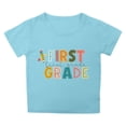 thumbnail image 5 of LILIYA First Day Of School Shirt Girls Boys Cute Kindergarten Fashion Graphic Short Sleeve Cotton T-Shirt Kids Cotton Summer Top, 5 of 5