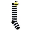 thumbnail image 4 of Kids Halloween Long Striped Knee High Socks 3D Bee Witch Thin Tube Socks for Girl Halloween Costume Accessories, 4 of 7