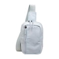 thumbnail image 2 of Bolso cruzado de nailon para mujer con correa ajustable, riñonera ligera para viajes al aire libre y uso diario, negro, azul, rosa, blanco, 2 of 6