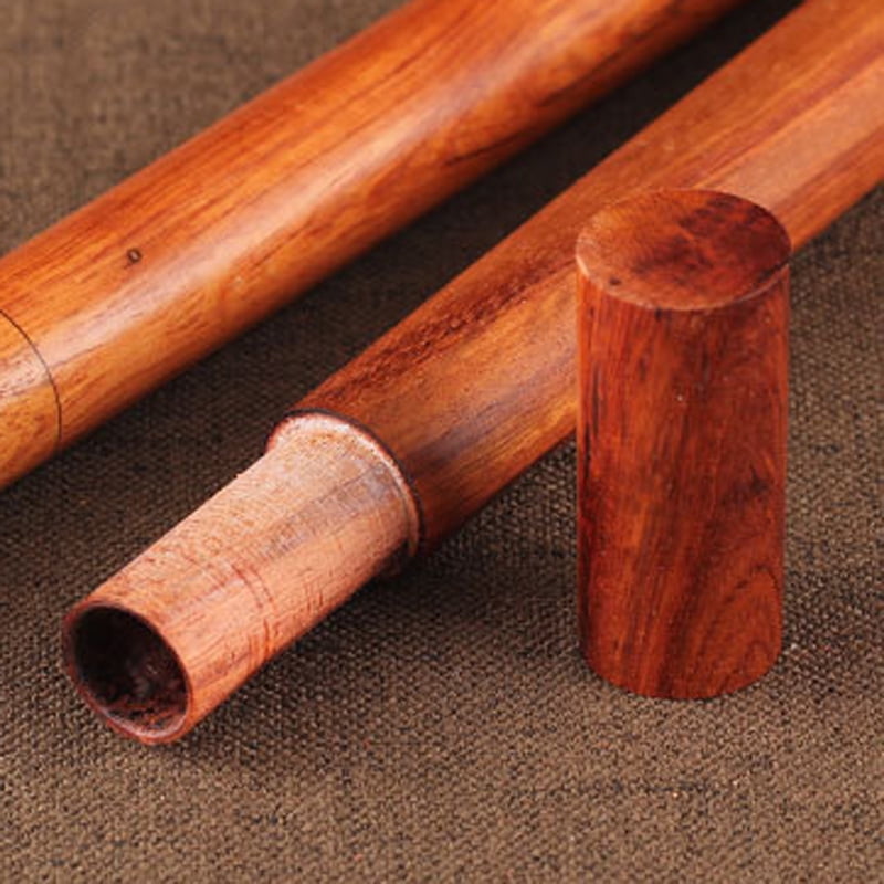 2X Wood Joss-stick Box Buddha Incense Sticks Storage Holder Barrel Rosewood Box 