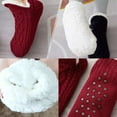 thumbnail image 6 of Deago Women's Slipper Socks with Grippers Non Slip Winter Thick Warm Fuzzy Socks Cozy House Slippers Christmas Gifts, 6 of 8