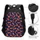 thumbnail image 3 of Balery Foxes In Different Poses Mochila con carga USB para hombre y mujer - Mochila impermeable y antirrobo para laptop con puerto USB para viajes, trabajo, 3 of 7