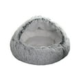 thumbnail image 3 of Cama para mascotas Salvador semicerrada nido de gato lavable gris S, 3 of 10