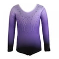 thumbnail image 6 of Girls Ballet Leotard Dancewear, Long Sleeve Gym Suit Onesies Training Suit for Dance, Gymnastic, 6 of 7