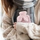 thumbnail image 5 of FELTECHELECTR 1 bolsa de agua caliente portátil con forma de conejo de peluche (rosa), 5 of 6