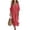 Red, variant on Women's Summer Vertical Striped Maxi Dress, Casual V Neck Batwing Sleeve Kaftan Dress, Flowy Loose Fit Beach Vacation Caftan