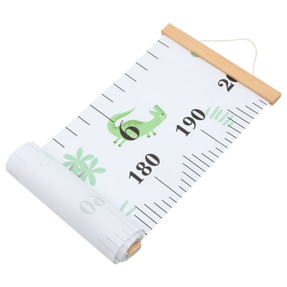 LULULION Kids Growth Height Chart Canvas Wall Ruler for Home Assorted Color Removable with Cartoon Animal Patterns