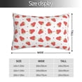 thumbnail image 2 of Kdxio Cotton Pillow Cases Pillowcases,Soft and Breathable Bedroom Pillow Cases-Hand Drawn Strawberry, 2 of 8