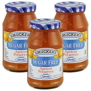 (3 pack) (3 Pack) Smucker's Sugar Free Apricot Preserves, 12.75 oz