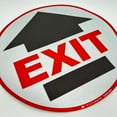 thumbnail image 2 of TRADESAFE Exit Sign with Up Arrow, Anti Slip Safety Sign, 17” Diameter Floor Sticker, 12 Mil Vinyl, 2 of 8
