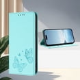 thumbnail image 5 of Phone Case for Motorola Moto Edge 50 Fusion, PU Leather Case with RFID Block Card Slots Stand Magnetic Flip Wallet Cover for Motorola Moto Edge 50 Fusion, Mint green, 5 of 7