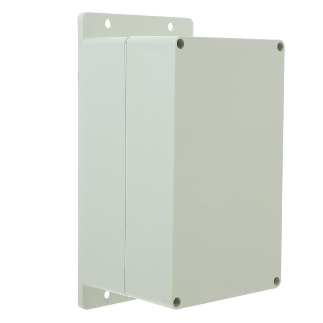 KAKOWELY socket base case Waterproof dirtproof Plastic Electrical Box Universal Project Enclosure with Fixed Ear Outdoor Electrical Box for Outdoor Use Outdoor Switch Box