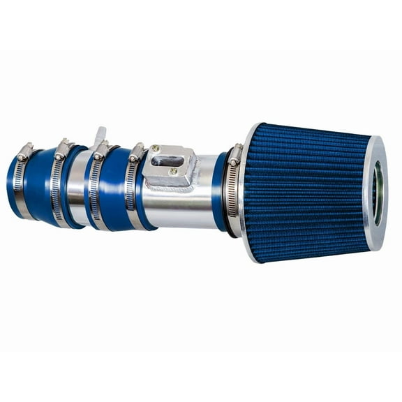 Rtunes Racing Short Ram Air Intake Kit   Filter Combo BLUE Compatible For 09-14 Acura TL 3.5L / 2010 Acura TL 3.7L / 09-12 Honda Accord / 10-12 Honda Crosstour 3.5L