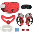 thumbnail image 1 of 7-in-1 VR Headset Accessory Kit for Meta Quest 3 - Controller Grips, Hand Strap, Silicone Face Cover & Lens Protector Set, 1 of 5
