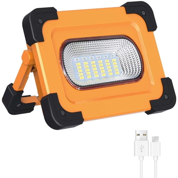 Construction Spotlight Battery, Led Spotlight, Work Light, Work Light With Modes, Solar Camping Lamp, Flood Light, Power Bank For Power Outages, Tent, Emergency, Workshop