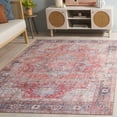 thumbnail image 2 of SAFAVIEH Vintage Serapi Neasa Medallion Machine Washable Area Rug, Red Orange/Grey, 5'1" x 7'6", 2 of 12