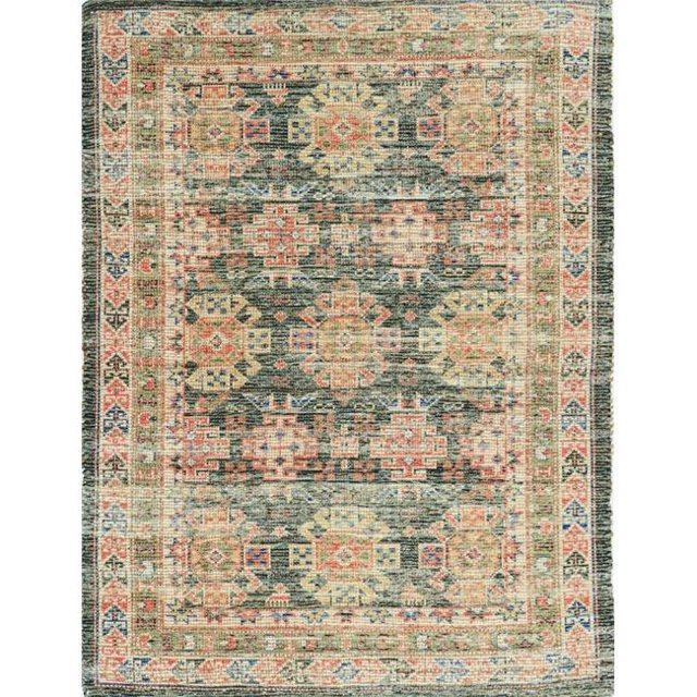 HomeRoots 353626 3 ft. 3 in. x 5 ft. 3 in. Jute Charcoal Area Rug