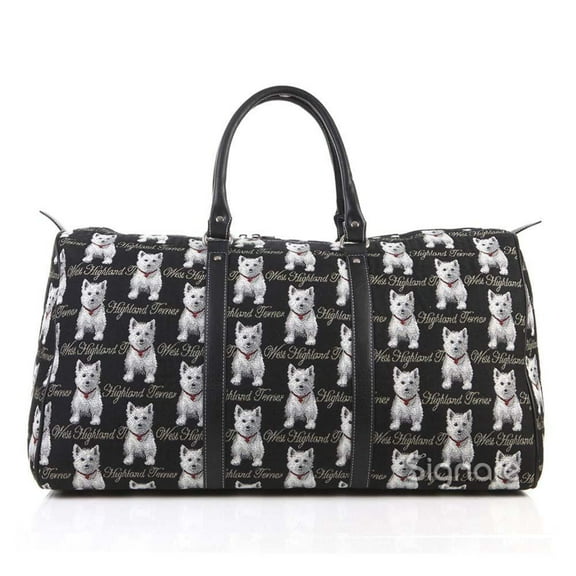 BHOLD-WES | Westie Big Holdall/Duffel Bag