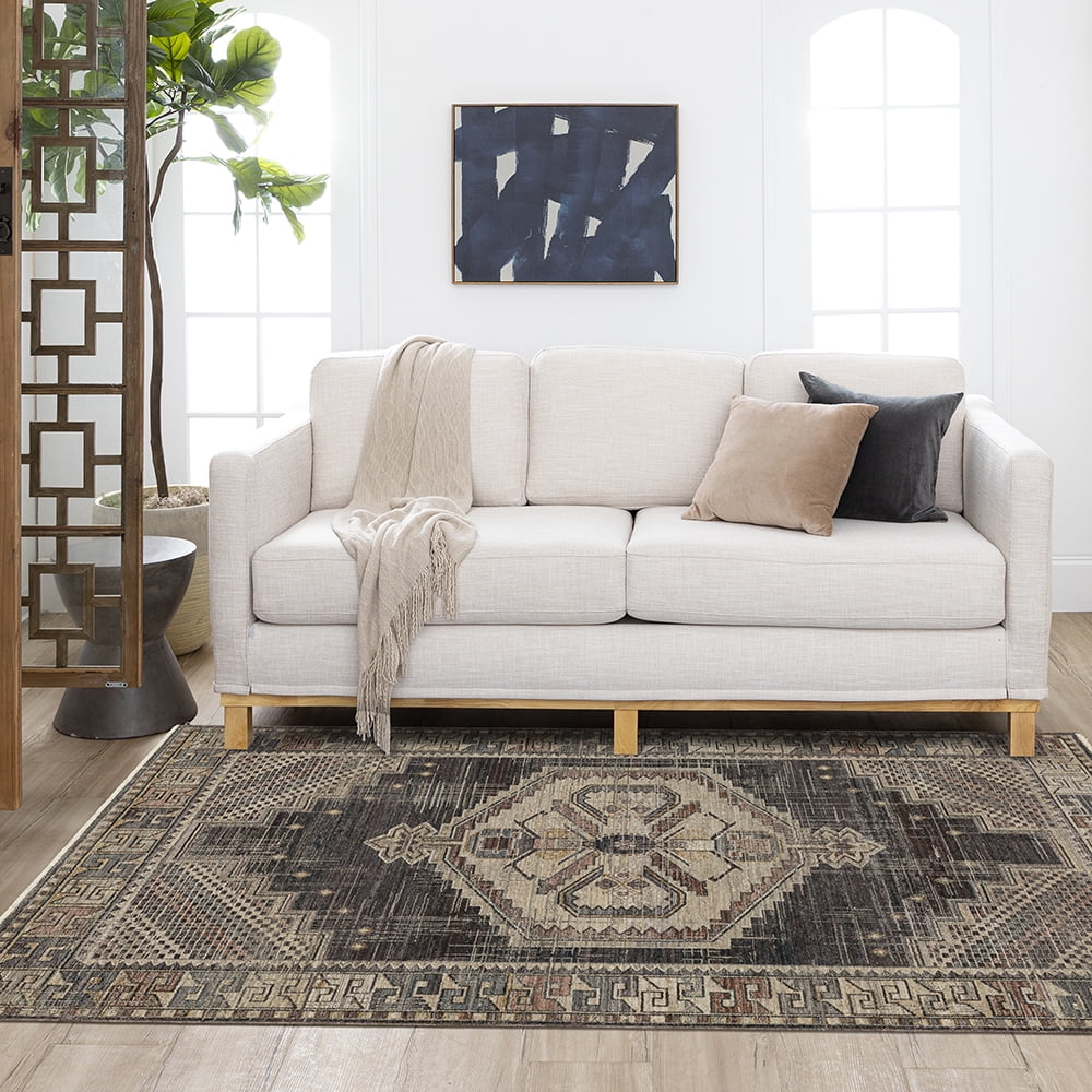 Mohawk Home Cochran Woven Area Rug, Mocha, 5' 3" x 8'