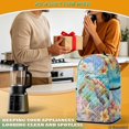 thumbnail image 7 of FOR U DESIGNS Turtle Starfish Frangipani Print Kitchen Appliance Cover Quilted, Washable, Stain Resistant, 2 Pockets, Fits Stand Mixer & Food Processor, 7 of 7