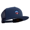 thumbnail image 5 of American Shield 5 Panel Mesh Trucker Snapback Cap - Navy OSFM, 5 of 5