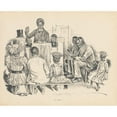 thumbnail image 2 of J. Campbel Phillips 18x15 Gold Ornate Wood Frame and Double Matted Museum Art Print Titled - The Gospel. (1899), 2 of 4