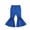 AB47 Blue, variant on Tisuna Summer Girls Pants With Bow Elastic Waistline Kids Lightweight Flared Trousers For Warm Weather Toddler Playful Dressed Up Pants White Size 2-3 Years
