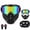 Colorful, variant on Detachable Full Face Goggle Mask, 2-in-1 Grass Cutting Goggles, Anti Fog Lens for Lawn Mowing, Riding, Yard Work