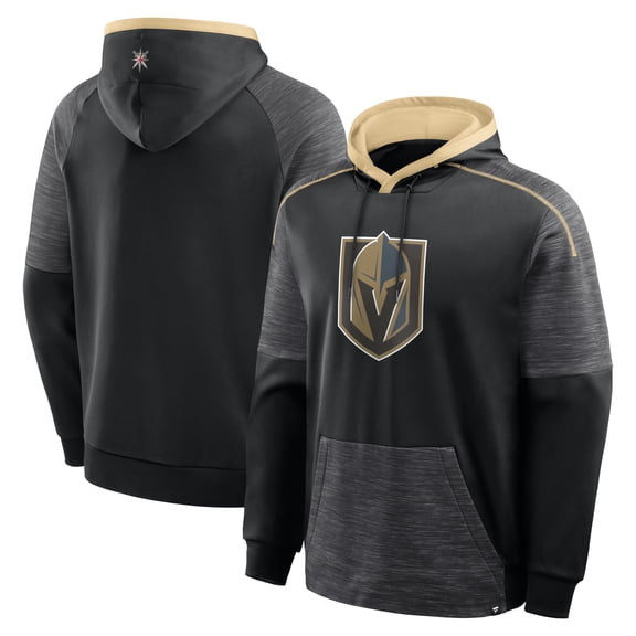 Men's Fanatics Black Vegas Golden Knights Goaltender Defender Pullover Hoodie