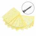 thumbnail image 2 of 10pcs Soldering Iron Solder Tip Welding Cleaning Sponge Yellow, 2 of 7