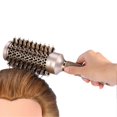 thumbnail image 3 of Salon Hairdressing Curling Hair Style Brushes Healthy Ceramic Iron Round Comb 45mm, 3 of 5