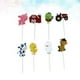 thumbnail image 5 of EeaseMX 24 piezas de adornos para cupcakes de animales de granja, adorables suministros de decoración para fiestas de cumpleaños, 5 of 7