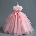 thumbnail image 7 of Avrntaa Flower Girls Princess Dress Tulle Ruffle Puffy Hem Dresses Wedding Birthday Party Gown 4-14Y, 7 of 7